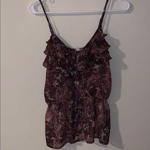 patterned tank top